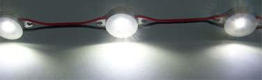 FLEX LIGHT STRIP Linear separable LED strip on flexible printed circuit board with self-adhesive back, 3 LEDS a group.