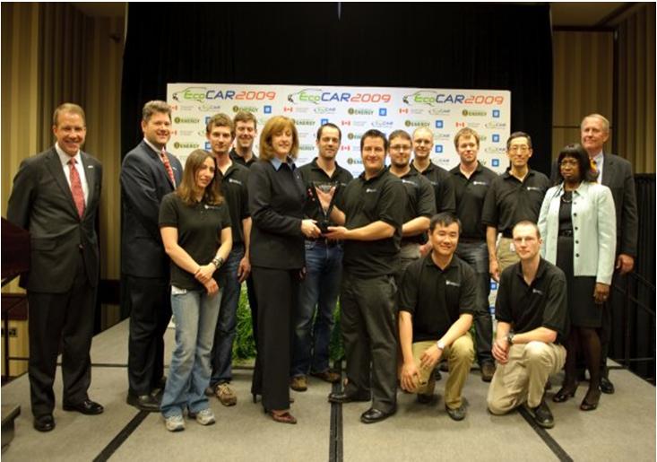 UVic EcoCAR 2009 Competition Awards 2nd Place Overall 1st