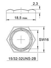 99F Series Receptacles Style Dimensions Materials / Finish C Part No.