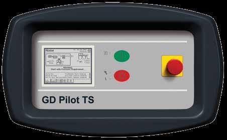 Everything under control - GD Pilot TS touch screen controller The GD Pilot TS with its high resolution touch screen display is extremely user