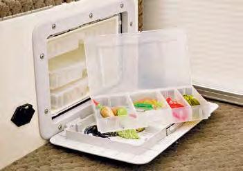 Tackle Box w/ Divider Trays Cushioned Sundeck Tanning Pad TRINIDAD 202
