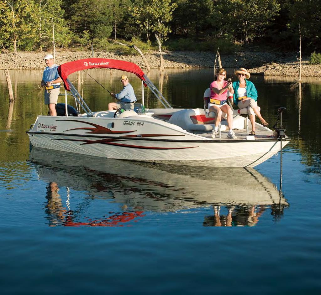 T A H I T I 32 Tahiti 224 shown The Ultimate in Versatility. New for 2007, Tahiti Anglers offer the performance of a runabout combined with the features of a serious fish boat.