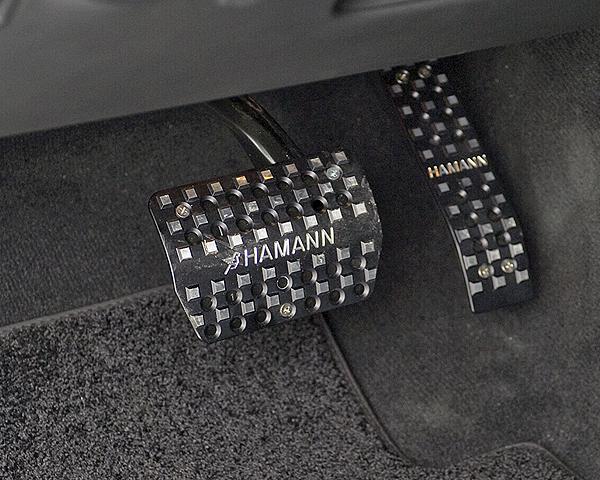 Accessories pedals in black anodized aluminium for Porsche Cayenne 955
