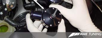 Note the different orientations of the angled vacuum fittings on the top of the