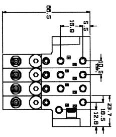 4 Series Plug in Manifold w/ 1/4" O.D.