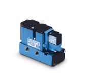 Direct solenoid and solenoid pilot operated valves Series 82 Function Port size Flow (Max) Individual mounting Series 4/2-4/3 G1/8 - G1/4 - G3/8 1350 Nl/min sub-base plug-in OPERTIONL ENEFITS 1.