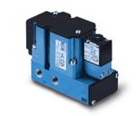 Direct solenoid and solenoid pilot operated valves Series 6300 Function Port size Flow (Max) Individual mounting Series 4/2-4/3 G1/4 - G3/8 - G1/2 3000 Nl/min sub-base plug-in OPERTIONL ENEFITS 1.