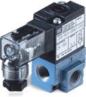 Direct solenoid and solenoid pilot operated valves Series 35 Function Port size Flow (Max) Individual mounting Series 3/2 NO-NC, 2/2 NO-NC G1/8 170 Nl/min inline OPERTIONL ENEFITS 1.