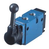 Mechanically and manually operated valves Series 1800 Function Port size Flow (Max) Individual mounting Series 5/2 G1/4" 1400 Nl/min Inline OPERTIONL ENEFITS 1. Short stroke with high flow. 2.