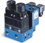 Direct solenoid and solenoid pilot operated valves Series 200 Function Port size Flow (Max) Manifold mounting Series 3/2 NO-NC, 2/2 NO-NC G1/4 400 Nl/min OPERTIONL ENEFITS 1.