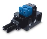 Direct solenoid and solenoid pilot operated valves Series 45 Function Port size Flow (Max) Manifold mounting Series 4/2 M5 - G1/8 110 Nl/min OPERTIONL ENEFITS 1.