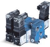Direct solenoid and solenoid pilot operated valves Series 700 Function Port size Flow (Max) Manifold mounting Series 4/2 G1/8 - G1/4 800 Nl/min stacking OPERTIONL ENEFITS 1.