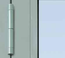 Closing devices As standard, all fire-rated and smoke-tight doors are equipped according to DIN EN 1154 with a slide rail overhead door closer on