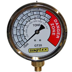 Simplex high pressure gauges offer reliability along with durability.