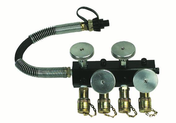 SYSEM ACCESSORIES High ressure Manifolds Model Description echnical Specifications ump Mounted 4 Cylinder Control Manifold Kit: he M1 control manifold incorporates (4)