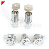 Part #:... 5 piece set of door and trunk locks for Mercedes W 128, W180, 220 SE, 220 SEb, 220a and.