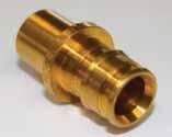 Q&E to soldered Copper adapter To adapt to Q&E PEX pipe from soldered copper. Allow to cool before making Q&E joint.