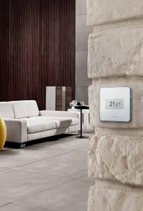 Build on Uponor with Smatrix Style Our new design thermostat with operative temperature sensor elegantly optimises room ambiance, increases comfort and saves energy costs NEW Energy savings of up to