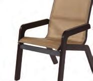 Marine Grade Polymer 1 Arm PS #W7050 #W7050HB #W7054 #W7054HB Dining Arm Chair High Back