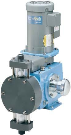 Handles capacities to 634 gph (2400 l/h), back pressures to 175 psi (12 bar).