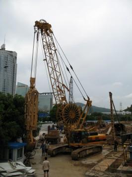 It is hot and too much rain In Shenzhen, but SANY guaranteed the project