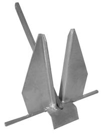 ANCLAS / Anchors ANCLA PLATE ANCHOR Construida en plancha de acero galvanizado.