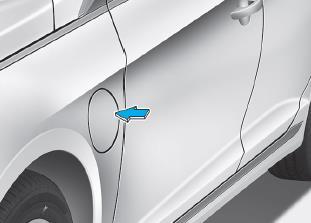Sonata Plug-in Hybrid Identification 5 Charging Port The Charging Port is located on the front fender