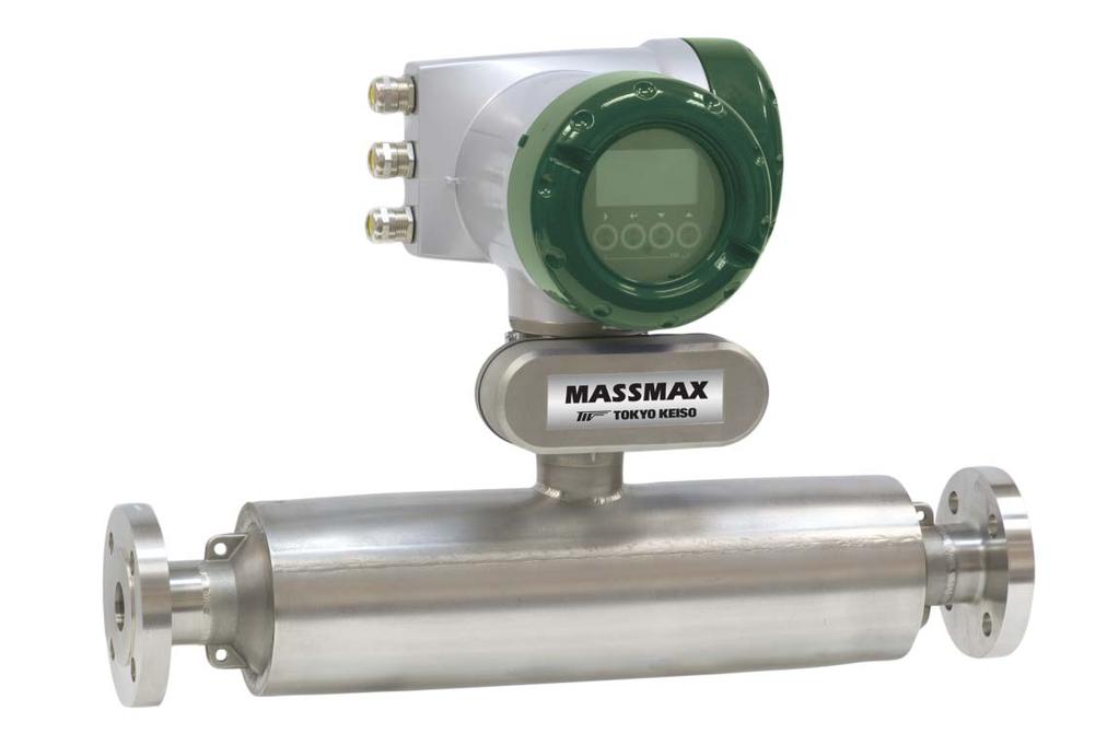 MASSMAX Series Straight twin tube Coriolis Mass Flowmeter OUTLINE MASSMAX series is the coriolis mass flowmeters developed on the theme of the straight tube model which is excellent in cost