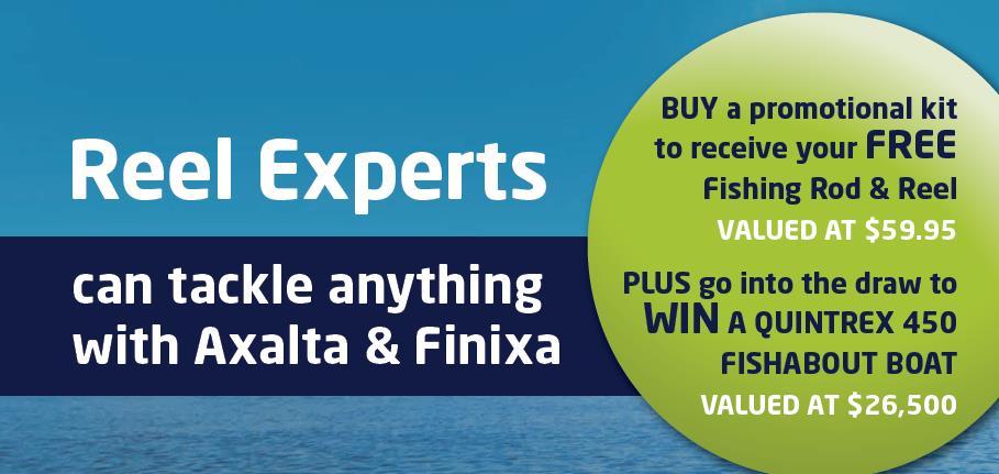 Axalta Coating Systems have unveiled their latest promotion Reel Experts can tackle anything with Axalta and FInixa to