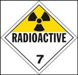 placard. Compare Class 7 Placard Radioactive Materials under Rule 3.04.. 3.04 Materials Permitted to Use EJMT when Loveland Pass (US 6) is closed.