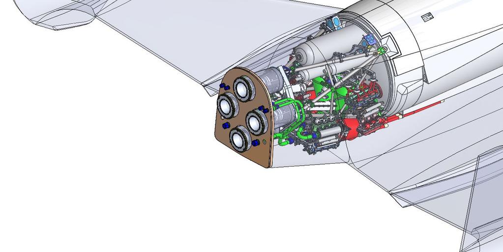THE PROPULSION SYSTEM RENDERING The Lynx propulsion system has moved forward significantly over the past several months with a high level of detail added to the