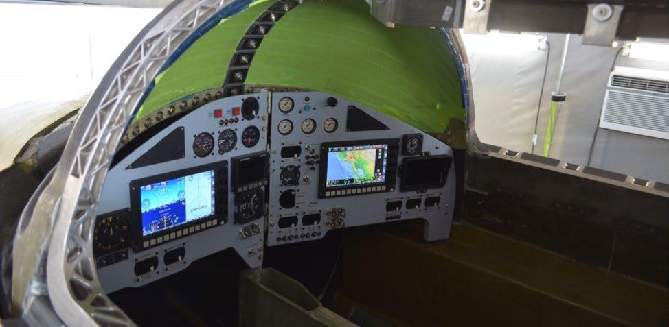 THE COCKPIT Visitors to our recent Operation Hangar 61-16 event were treated to the sight of the Lynx instrument panels installed in the Lynx cockpit.
