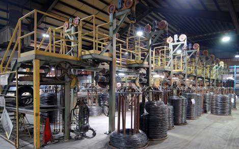 GALVANIZING LINE (MAJOR UPGRADES IN 2005) with 35mm wire pitch, 42,500