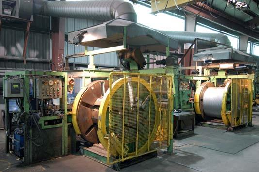 598 strand diameter capacity, CEFI induction heating system (NEW IN 2004),