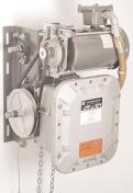 MCJH 1/2, 3/4, 1HP, 115-230-460 or 575V, single or three phase motor, 4L V-belt primary reduction, #41 drive chain and