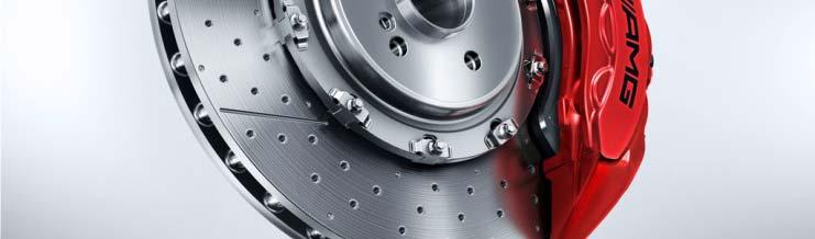 The composite design improves resistance to fading even under extreme conditions and reduces unsprung masses on the wheel Important performance data: AMG GT Front Axle - compound brake disc measuring