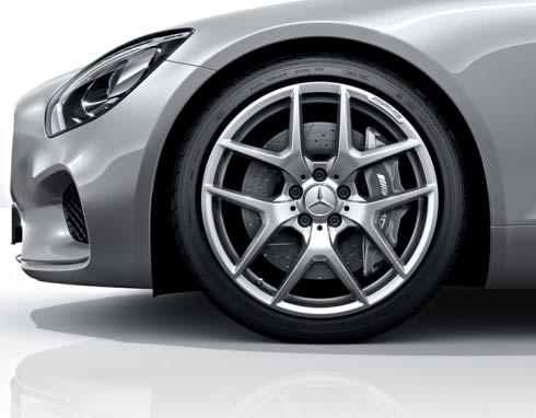 AMG GT and AMG GT S Available Wheels AMG GT Front 265/35 (9x19) Rear 295/30 (11x19) 19 /19 AMG 5-Twin Spoke (793) Front 265/35 (9x19) Rear 295/30 (11x20) 19 /20 AMG 10-Spoke Forged (766) Front 265/35
