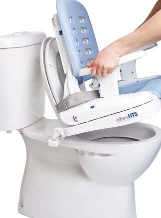 ON Placing the HTS on any model of toilet, round front or