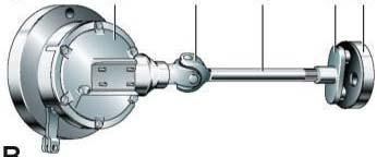 Lever Propshaft Propeller Shaft (Propshaft) a.k.a. Cardan, Drive Shaft, PTO (Power Take-Off) Shaft Elastic Coupler a.