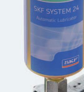Flexible dispense rate from 1 to 12 months Stoppable or adjustable if required Intrinsic safety rating: ATEX approved for zone 0 Transparent lubricant container allows visual inspection of dispense