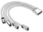 LOCATION DRAWER 4 HIGH VOLTAGE CABLES LOCATION 1 01413-00024 (A521) Stack Balance Harness (I) 7 01413-00031 (A564) Banana Jack Extension Cable (X) 2