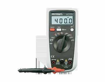 154 Training Systems for Hydraulics Components and Spare Parts Measuring technology Measuring technology Multimeter VC175 R913038027 Type short description MULTIMETER VC 175 VC175 digital multimeter