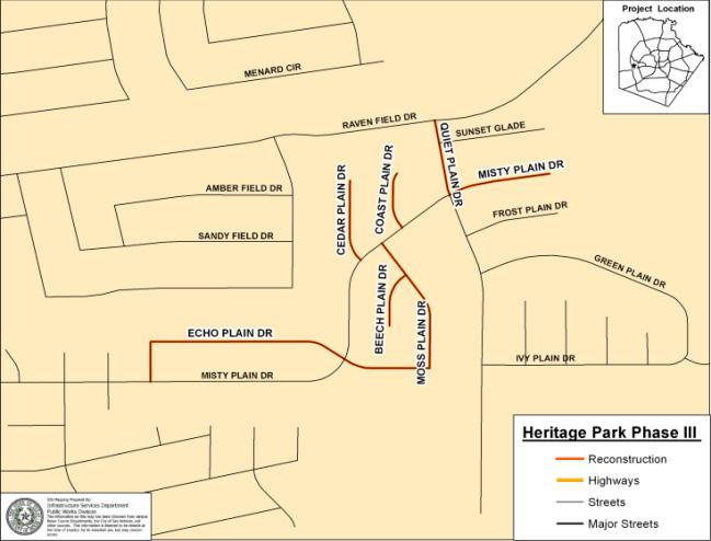 Project: Heritage Park Phase III Precinct: 1 Include, Echo Plain, Cedar Plain, Coastal Plain, Beech Plain, Moss Plain, Quiet Plain,