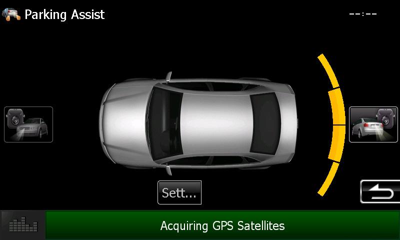 FEATURES - PARKING ASSIST FEATURES - PARKING ASSIST PARKING ASSIST Access And Display Parking Assist Screen In the My Car submenu, press on Parking Assist to see the visual parking