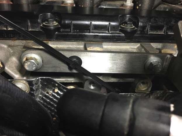 Attach coolant line to the Block Off