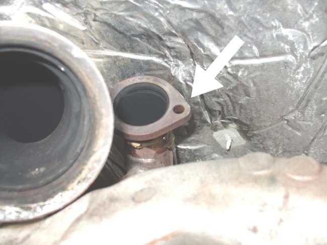 and replace the factory up-pipe. Figure 8.1 Figure 8.