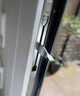 NOTE: Available with UPVC and aluminium threshold on inward opening sets, and