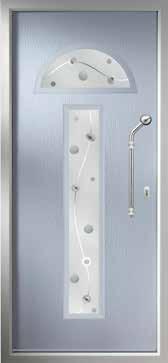 Reflections glass and key only security locking option Corno Como in Duck Egg Blue,