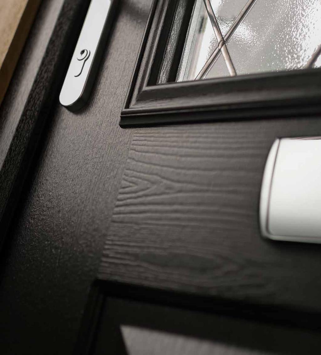 High security, energy efficient composite doors Peace of mind guarantee Each Solidor benefits from an industry leading 12