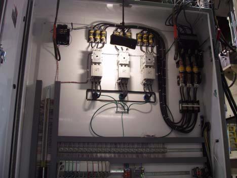 Electrical Control Cabinet: Press was built using Allen-Bradley components. Programmable Logic Controller was a Compact Logix.